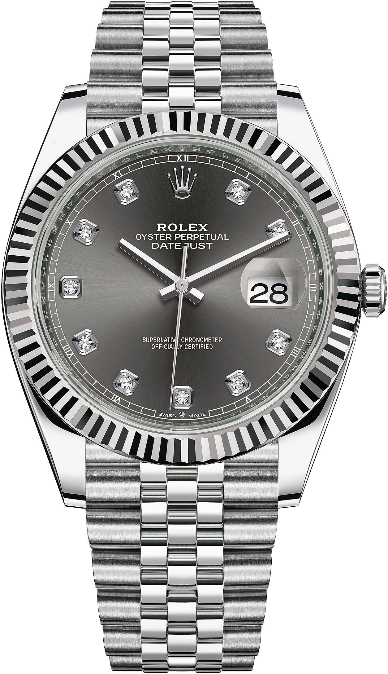 Купити новий годинник Rolex Datejust 41 “Slate” Київ