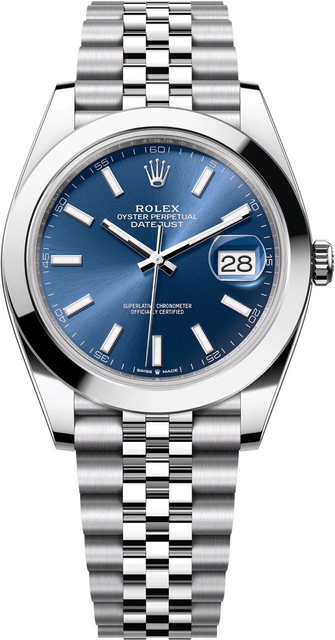 Купить часы Rolex Datejust 41 Blue 126300-0002 Киев
