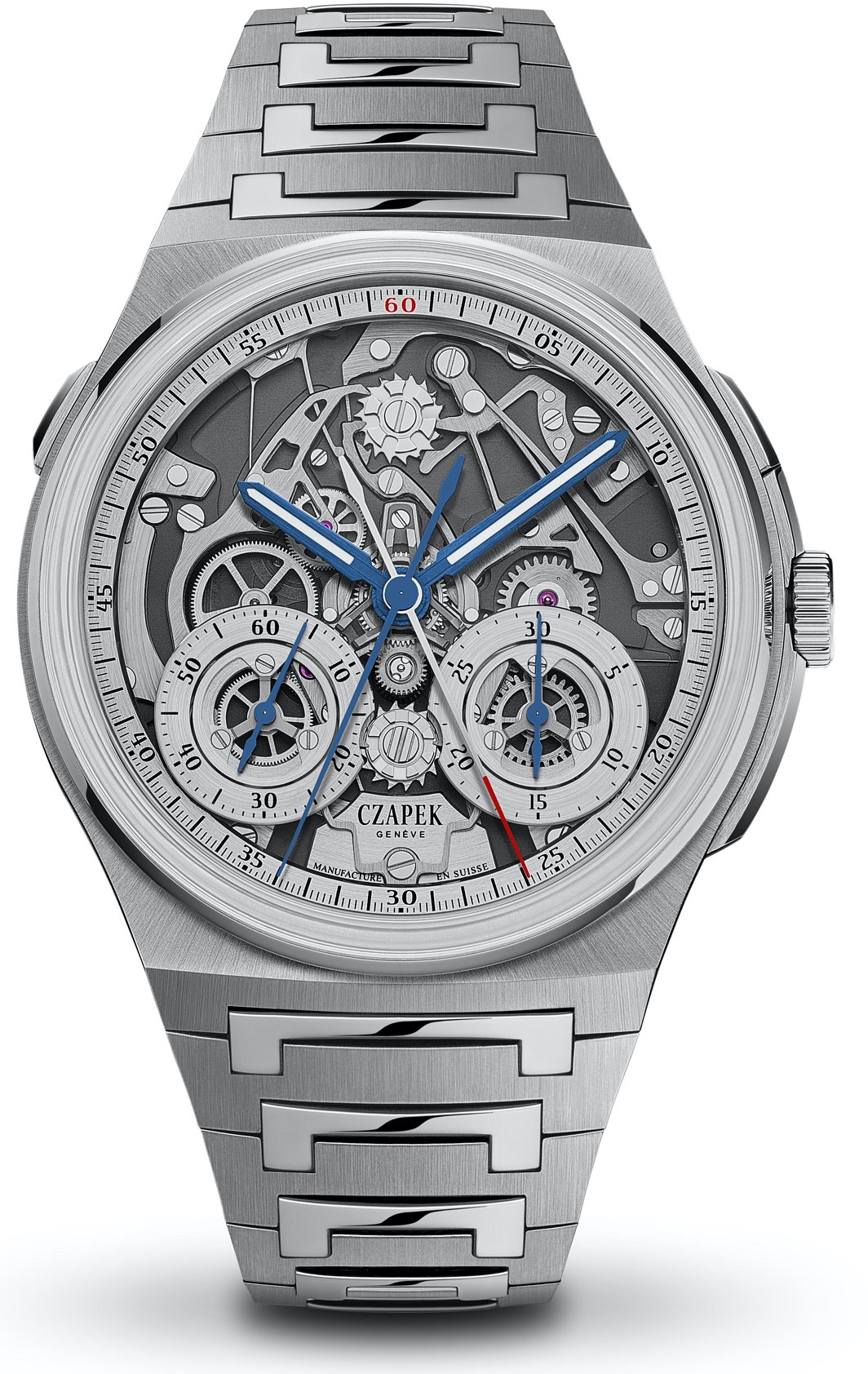 Купити Czapek Antarctique Rattrapante Silver Grey в Києві
