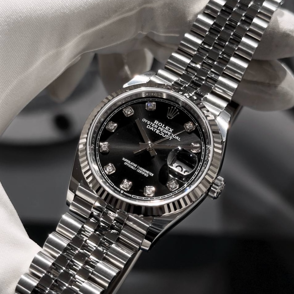 Купить часы Rolex Datejust 36 Bright Black в Киеве