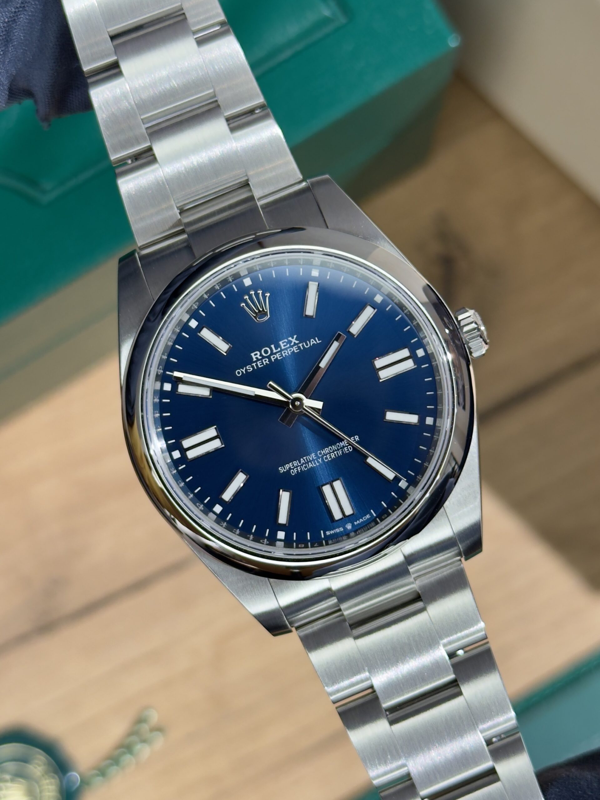 Новый Rolex Oyster 41 Blue