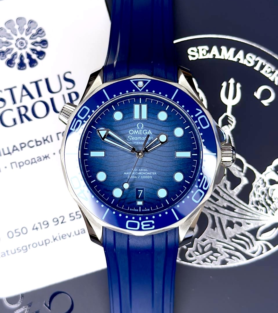 Купить новую Omega Seamaster Diver 300m Summer Blue Ref. 210.32.42.20.03.002 Киев