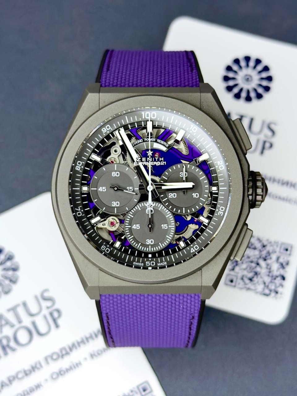 Купить новый часы Zenith DEFY 21 Ultraviolet Ref. 97.9001.9004:80.R922 в Киеве