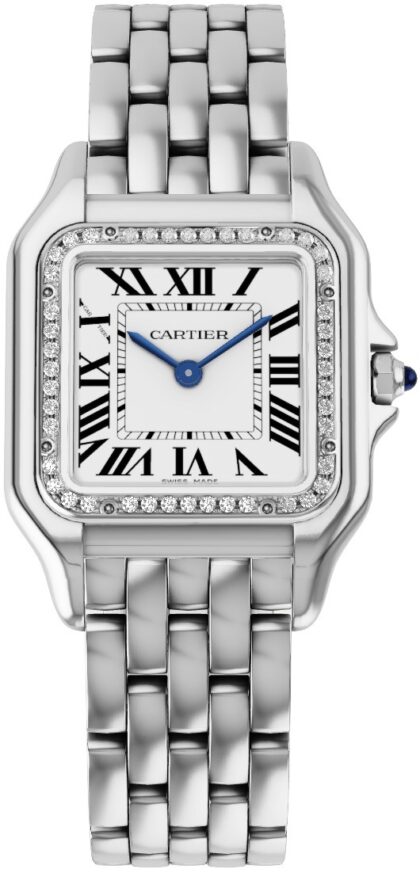 Купить Cartier Panthere De Cartier Medium Steel Diamonds W4PN0018 в Киеве