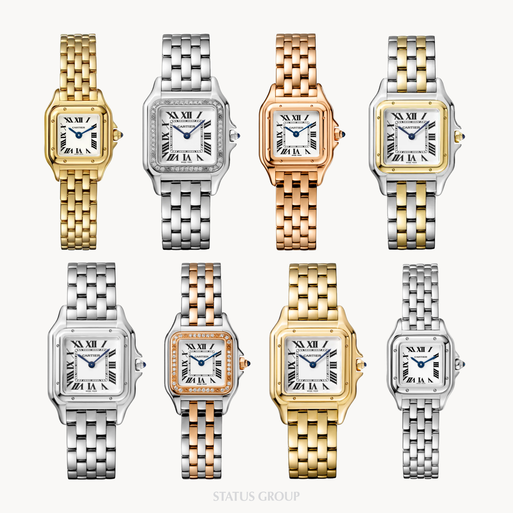 Линейка женских часов Cartier Panthere
