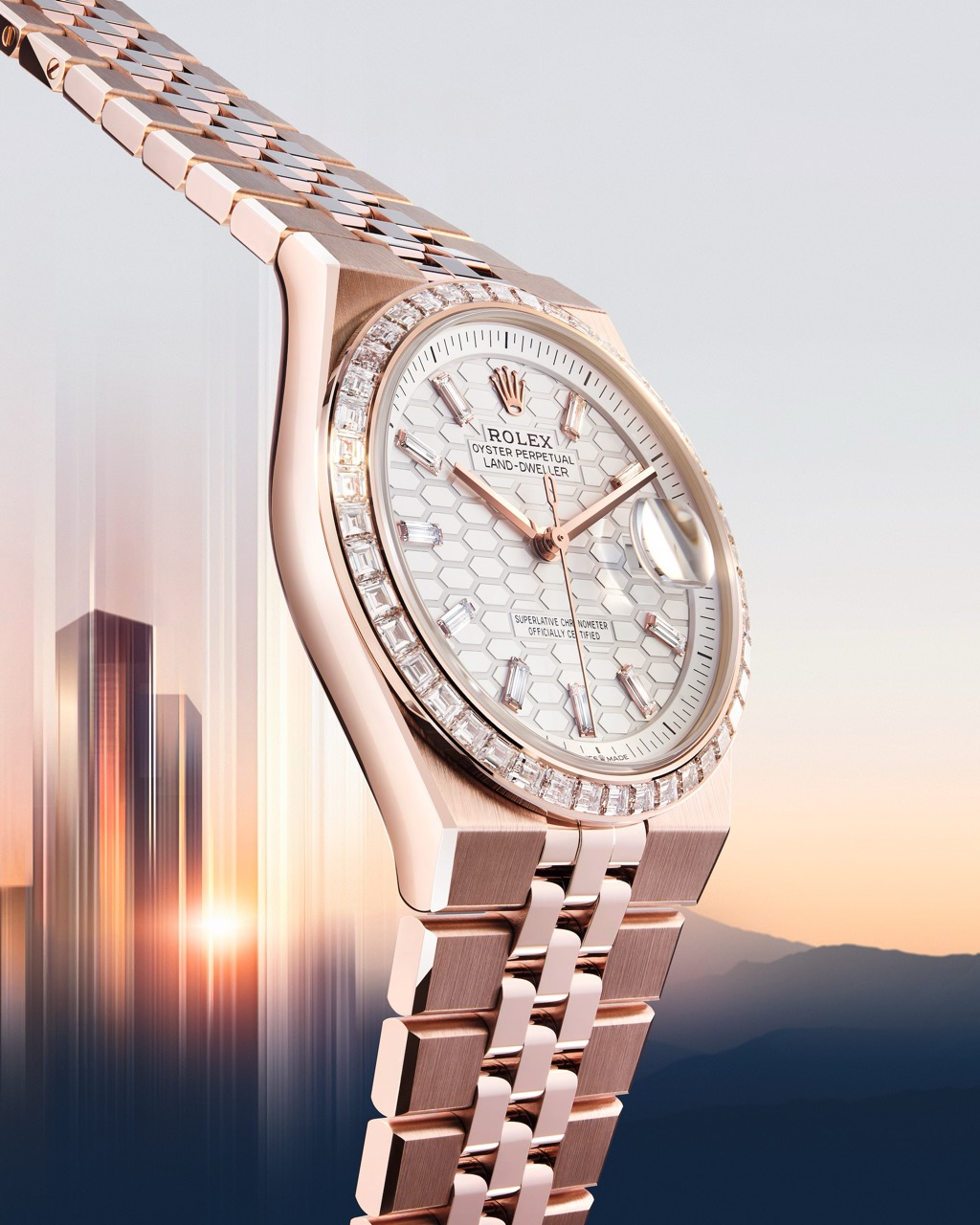 Модели Rolex Land-Dweller 36 мм и 40 мм с корпусом Oyster и новым браслетом Flat Jubilee
