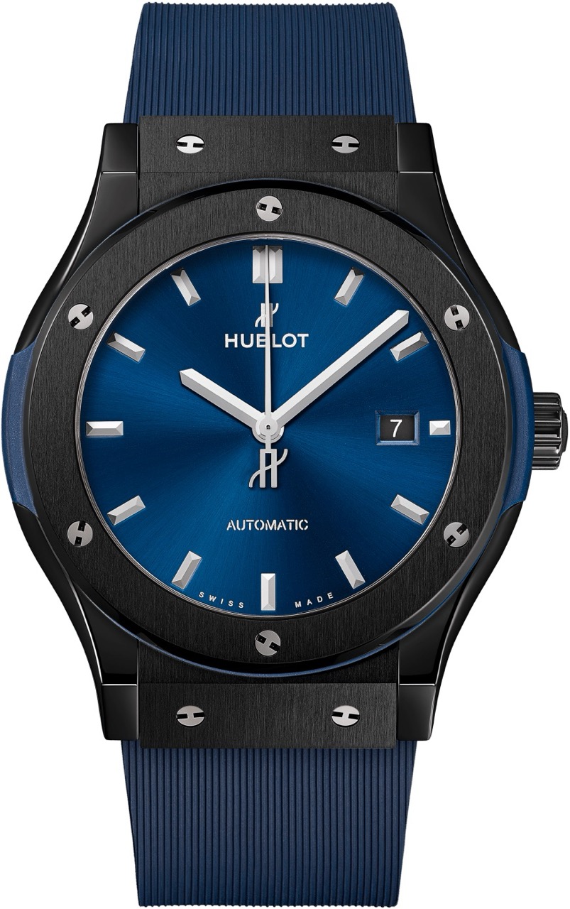 Купити годинник Hublot Classic Fusion Ceramic Blue 42 Ref. 542.CM.7170.RX Київ