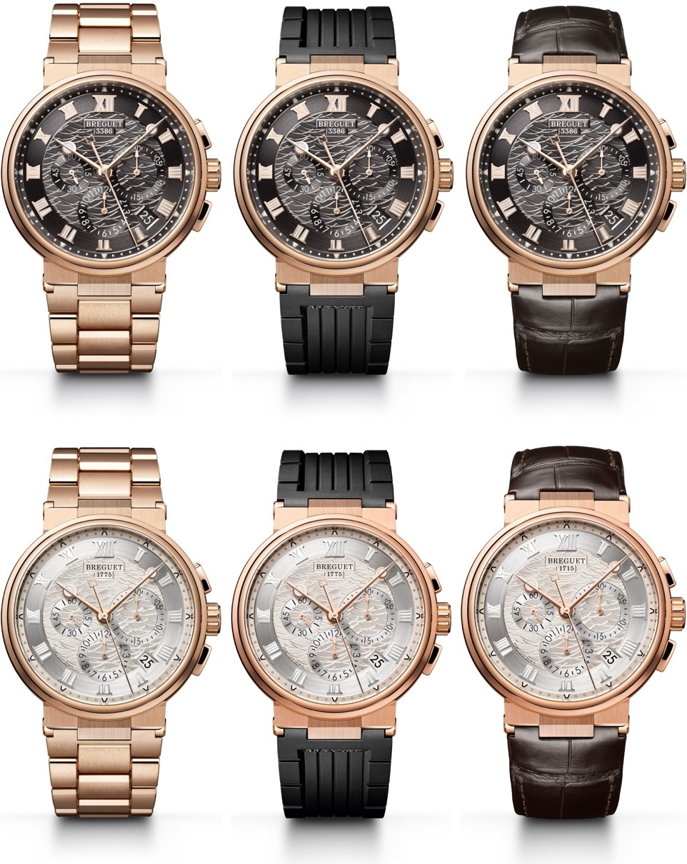 Розовое золото — Breguet Marine Chronographe 5527