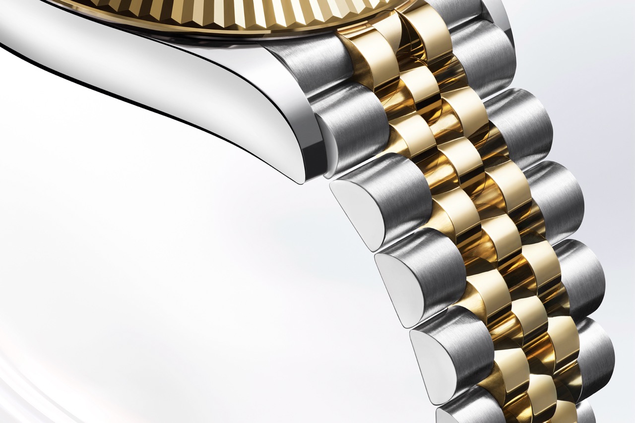 П’ятиланковий браслет Rolex Jubilee з поліруваними центральними ланками