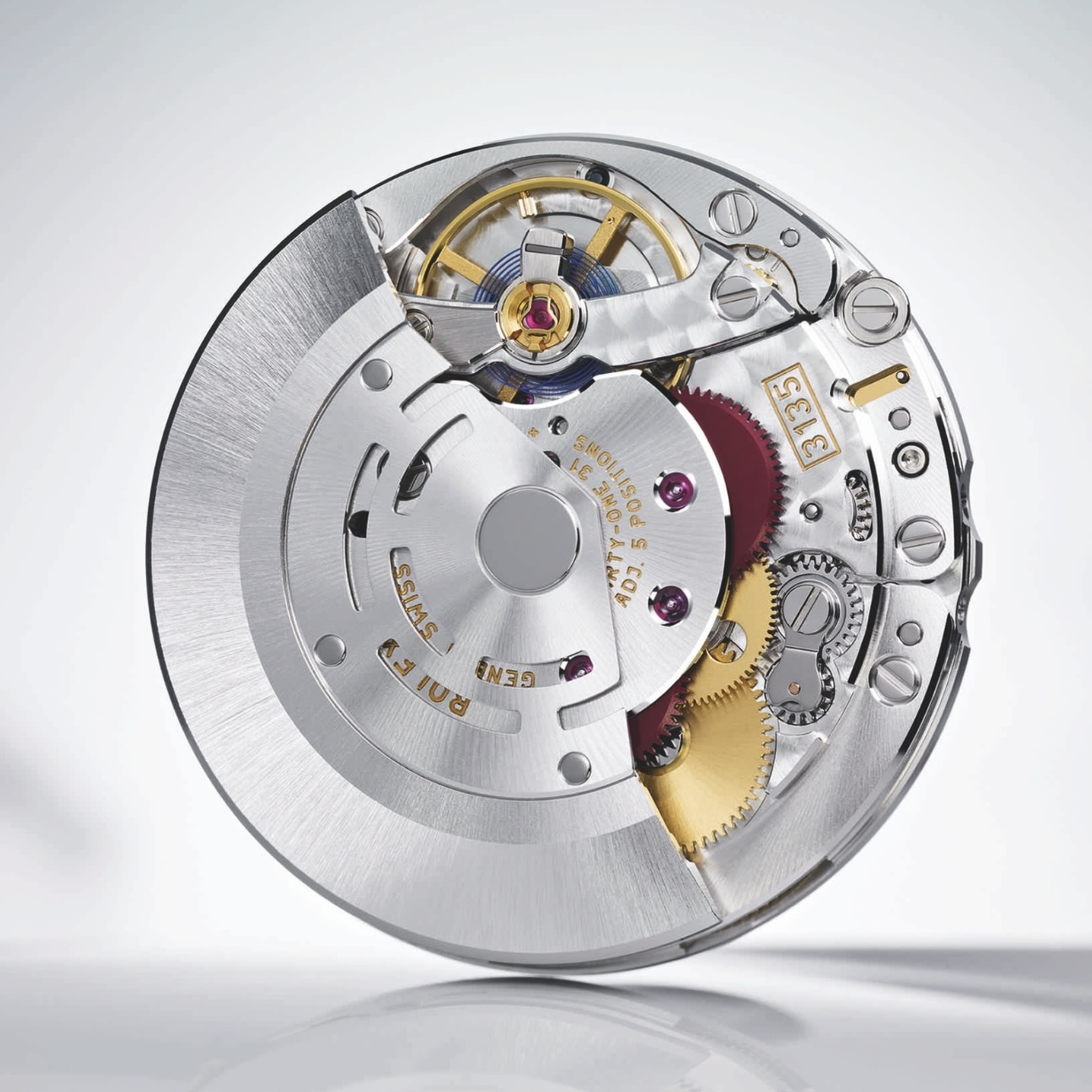 Автоматичний механізм Rolex Caliber 3135 з парамагнітною спіраллю Parachrom, що використовується в Submariner Hulk