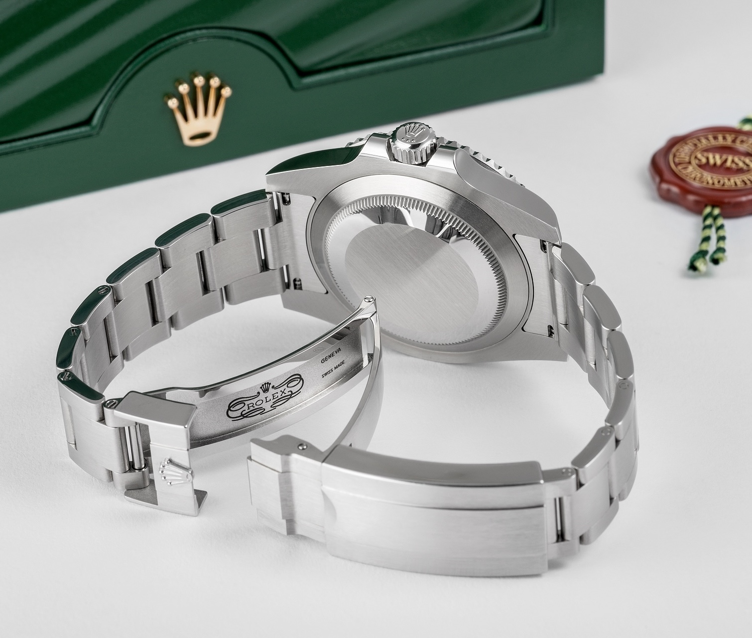 Браслет Oyster з системою Glidelock на годиннику Rolex Submariner Hulk 116610LV