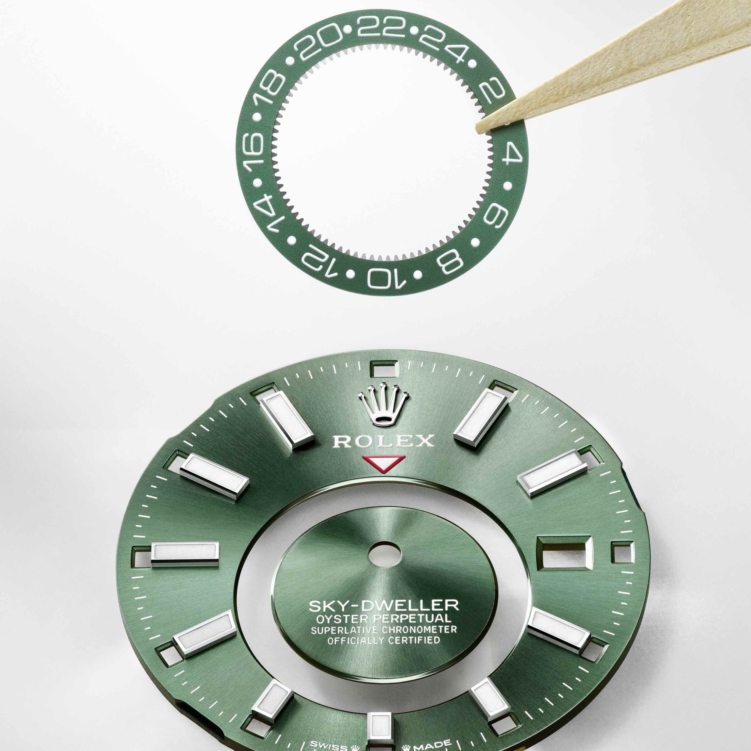 Циферблати Rolex Sky-Dweller у різних кольорах та варіаціях