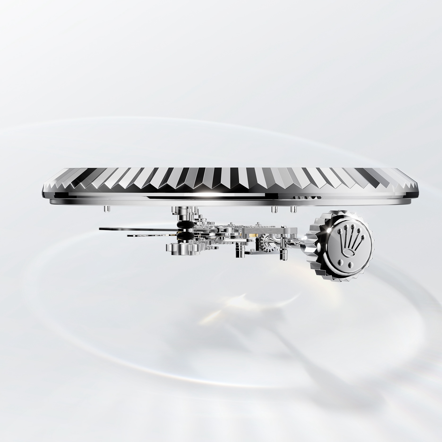 Система Ring Command в часах Rolex Sky-Dweller для настройки функций