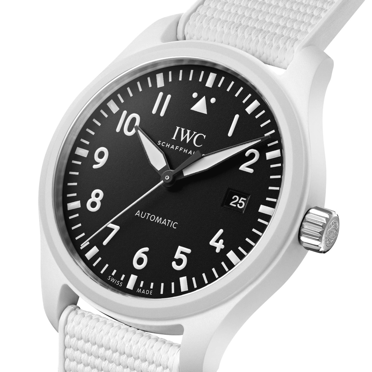 Новый белый IWC Pilot's Watch Automatic 41 TOP GUN Lake Tahoe