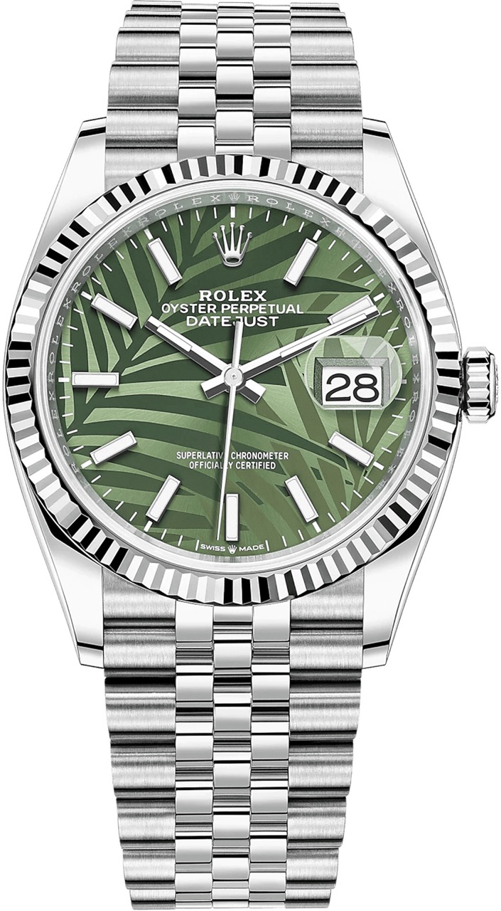 Годинник Rolex Datejust 36 “Palm” Ref 126234‑0047