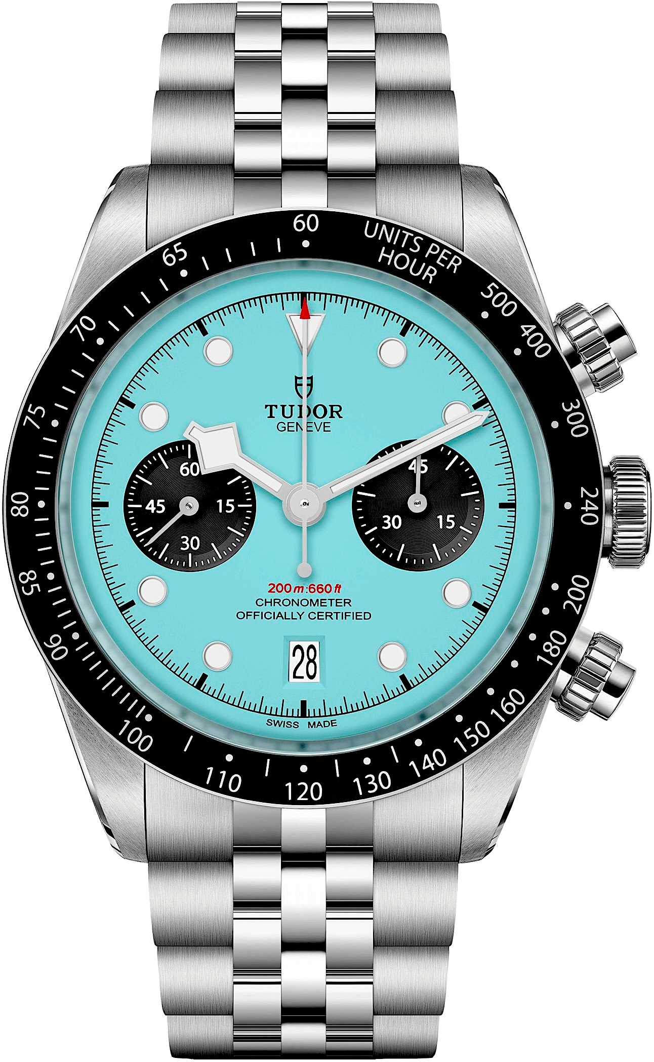 Купить часы Tudor Black Bay Chrono “Flamingo Blue” ref. M79360N-0024 в Киеве