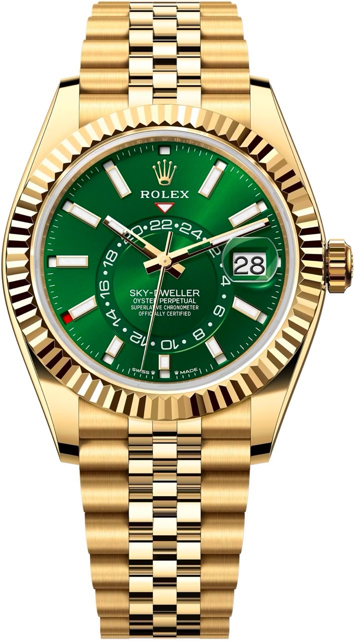 Купить Rolex Sky-Dweller з зеленим циферблатом Ref. 336938-0008