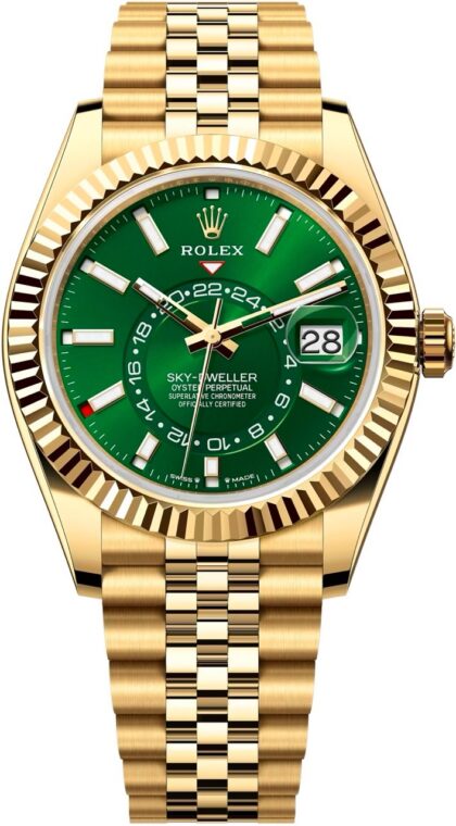 Купить Rolex Sky-Dweller з зеленим циферблатом Ref. 336938-0008